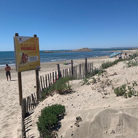 La Mer Et La Plage Au Bout Du Parc Appartement 4 Couchages Avec Jardin La Grande Motte Exteriör bild